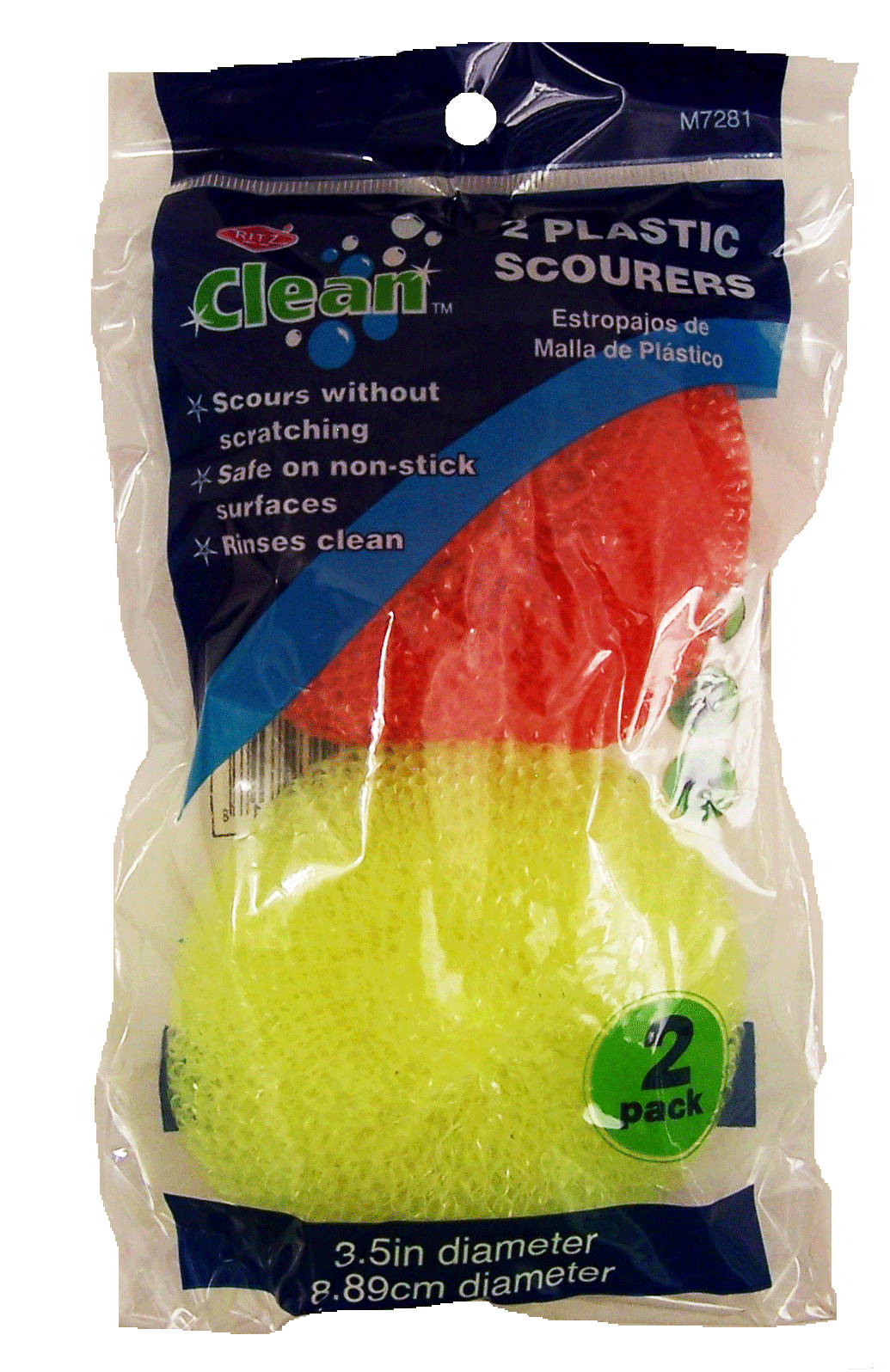 Ritz Clean  plastic scourers, safe for non-stick surfaces Full-Size Picture